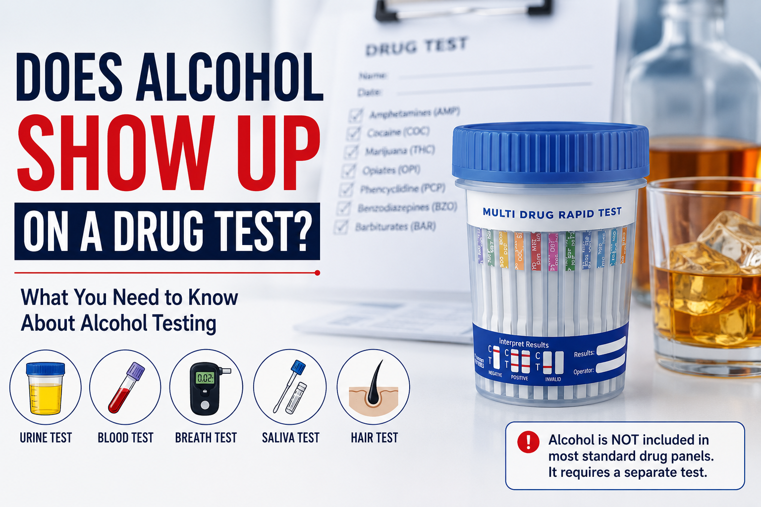 Does Alcohol Show Up in Drug Tests?