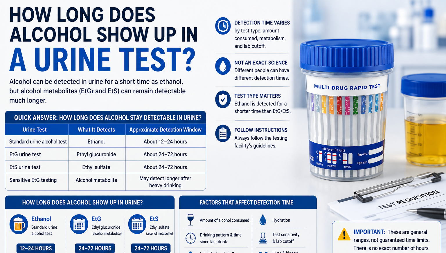 How Long Does Alcohol Show Up in a Urine Test?