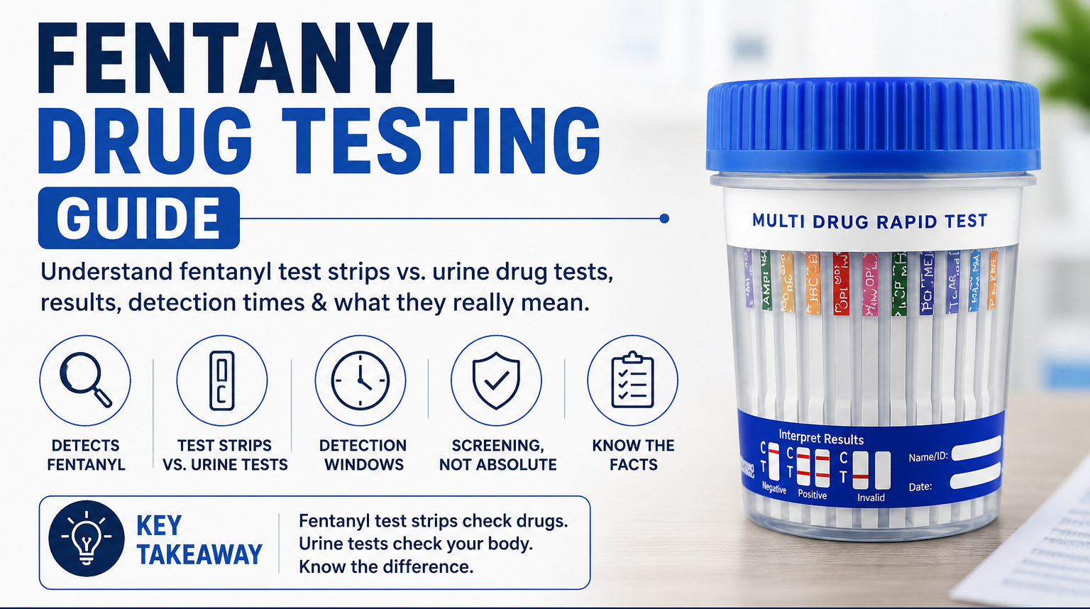 Fentanyl Drug Testing Guide: Tests, Detection, Results, and What They Mean
