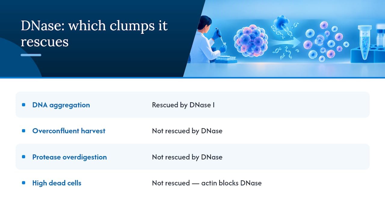 DNase-responsive and nonresponsive clump causes