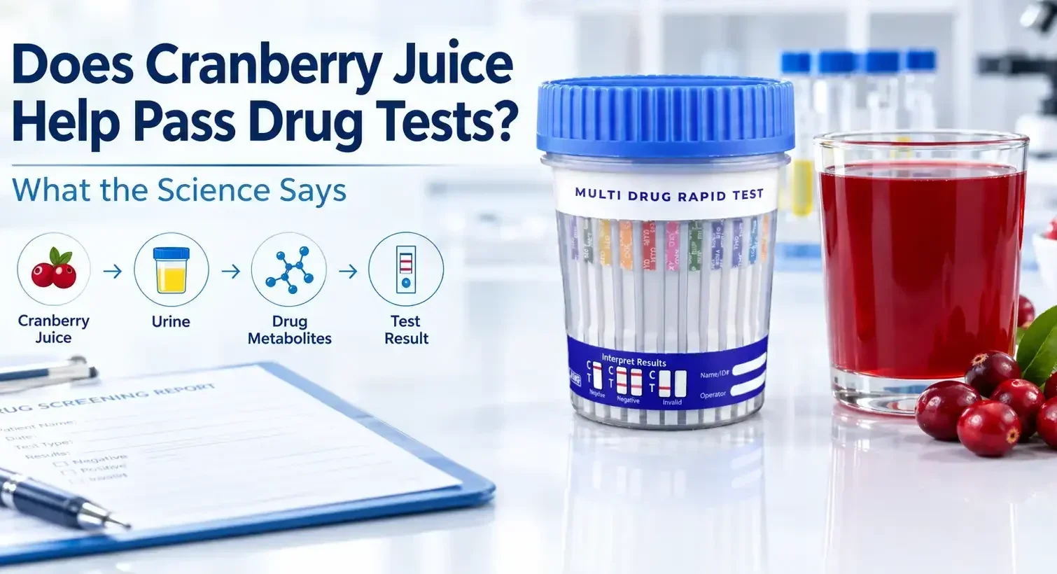 Does Cranberry Juice Help Pass Drug Tests?