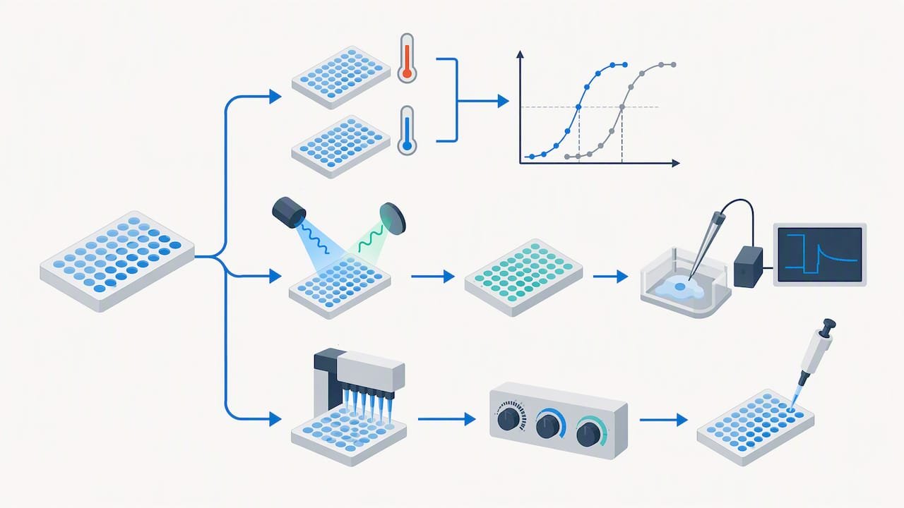 Illustrated hERG assay artifact troubleshooting paths